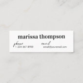 Afstuderen Aankondiging Afstuderen Visitekaartje (Achterkant)