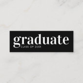 Afstuderen Aankondiging Afstuderen Visitekaartje (Voorkant)