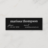 Afstuderen Aankondiging Afstuderen Visitekaartje (Achterkant)