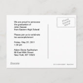 Afstuderen Aankondiging Briefkaart Schoolbus 1 (Achterkant)