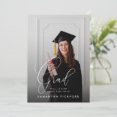  Afstuderen Aankondiging Foto Afstudeerder (Staand voorkant)