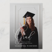  Afstuderen Aankondiging Foto Afstudeerder (Voorkant)