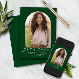 Afstuderen Aankondiging Foto Arch - DK. Green