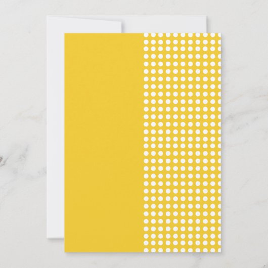 Afstuderen Aankondiging Foto Yellow 2023 (Achterkant)