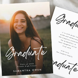 Afstuderen Aankondiging Fotokaart