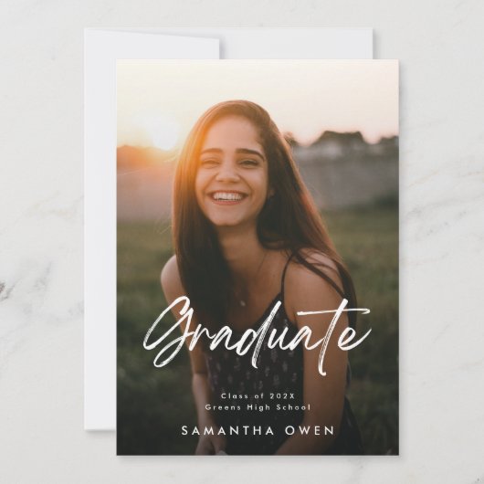  Afstuderen Aankondiging Fotokaart (Voorkant)