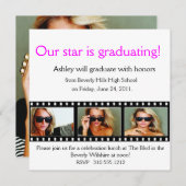 Afstuderen Aankondiging Fotokaart Filmstrip (Voorkant / Achterkant)