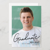 Afstuderen Aankondiging Fotoman Afstuderen (Voorkant / Achterkant)