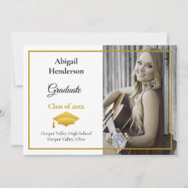 Afstuderen Aankondiging Gold Pet en foto