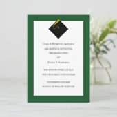 Afstuderen Aankondiging groen (Staand voorkant)