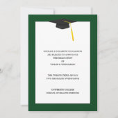 Afstuderen Aankondiging groen (Voorkant)