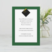 Afstuderen Aankondiging groen (Staand voorkant)