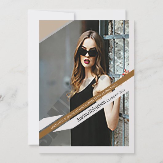 Afstuderen Aankondiging Kaart (Voorkant)