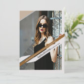 Afstuderen Aankondiging Kaart (Staand voorkant)