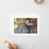 Afstuderen Aankondiging Kaart (Voorkant / Achterkant in situ)