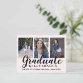 Afstuderen Aankondiging Kaart (Staand voorkant)