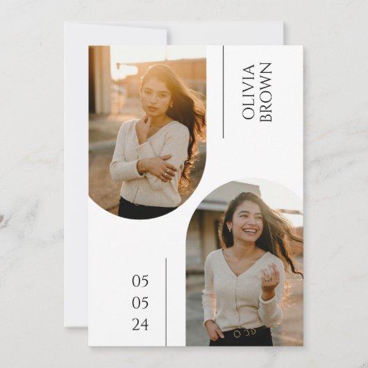 Afstuderen Aankondiging Kaart, Graduation Party (Voorkant)