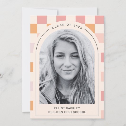 Afstuderen Aankondiging Kaart | Kaart Afstudeerder (Voorkant)