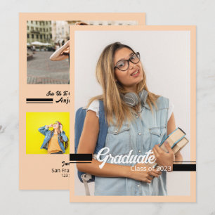 Afstuderen Aankondiging Kaart Sjabloon