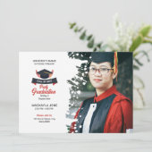 Afstuderen Aankondiging Kaart Sjabloon (Staand voorkant)