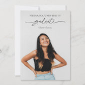 Afstuderen Aankondiging met Foto (Voorkant)