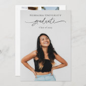 Afstuderen Aankondiging met Foto (Voorkant / Achterkant)