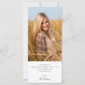 Afstuderen Aankondiging Multi Photo Retro filmstri (Achterkant)