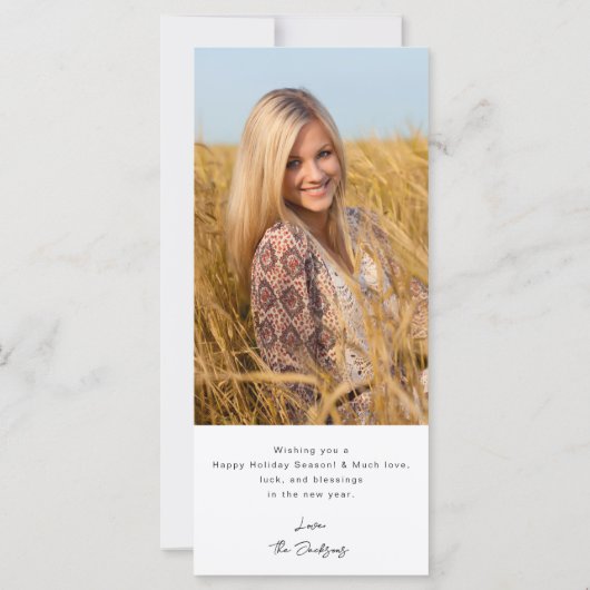 Afstuderen Aankondiging Multi Photo Retro filmstri (Achterkant)