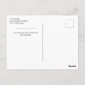 Afstuderen Aankondiging Partij Foto Briefkaart (Achterkant)