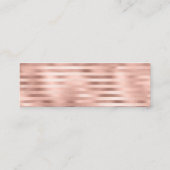 Afstuderen Aankondiging Roos Gold Stripe (Achterkant)