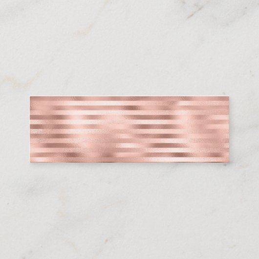 Afstuderen Aankondiging Roos Gold Stripe (Achterkant)