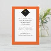 Afstuderen Aankondiging Sinaasappel (Staand voorkant)