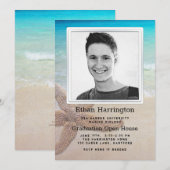 Afstuderen Aankondiging Strandthema (Voorkant / Achterkant)