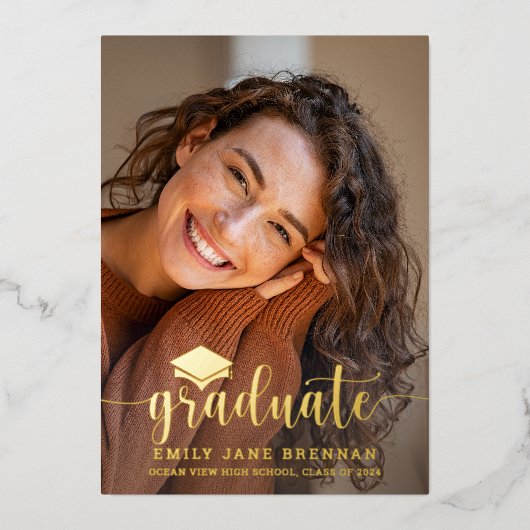 Afstuderen Aankondiging Uitnodiging Afstudeerder F (Voorkant)