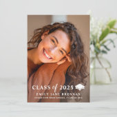 Afstuderen Aankondiging Uitnodiging Afstudeerder F (Staand voorkant)