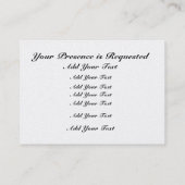 Afstuderen Aankondiging / Uitnodiging - SRF (Achterkant)