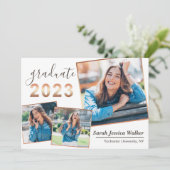 Afstuderen aankondiging van 2023 3 Foto's (Staand voorkant)