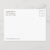 Afstuderen aankondiging w / Foto & Faux Gold Folie (Achterkant)