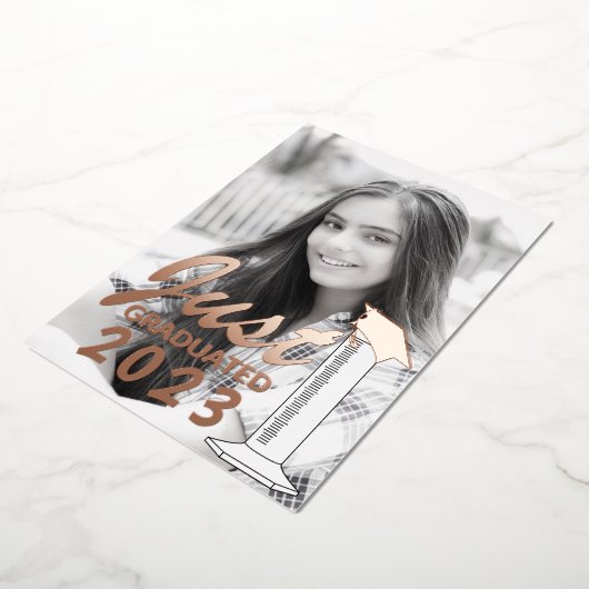 Afstuderen Aankondiging Wetenschap afgestudeerde c (Gedraaid)