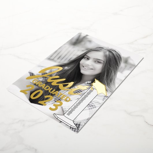 Afstuderen Aankondiging Wetenschap afgestudeerde c (Gedraaid)