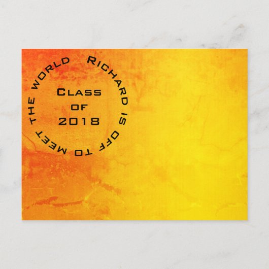 Afstuderen Aankondigingskaart (Achterkant)