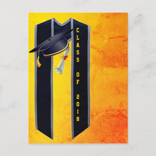 Afstuderen Aankondigingskaart (Voorkant)