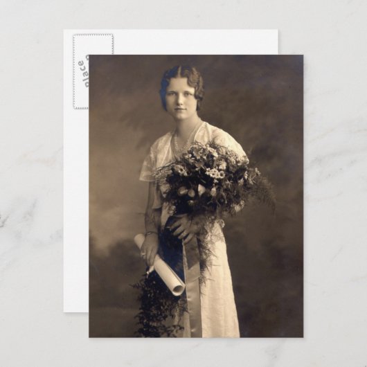 Afstuderen Aankondigingskaart (Voorkant / Achterkant)