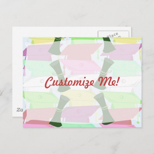 Afstuderen Aankondigingskaart (Voorkant / Achterkant)