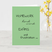 Afstuderen aanraken gefeliciteerd kaart (Gele Bloem)