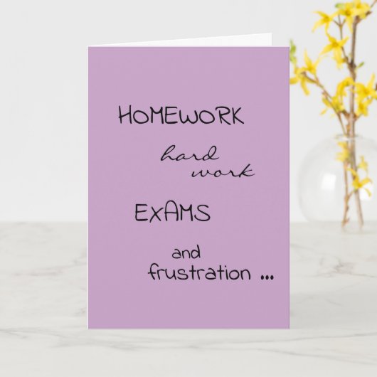 Afstuderen aanraken gefeliciteerd kaart (Gele Bloem)