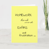 Afstuderen aanraken gefeliciteerd kaart (Voorkant)