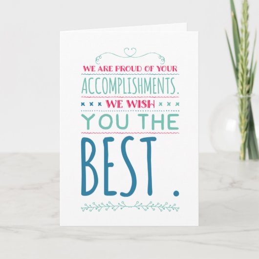 Afstuderen Aanvulling Gefeliciteerd Kaart (Voorkant)