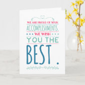 Afstuderen Aanvulling Gefeliciteerd Kaart (Gele Bloem)