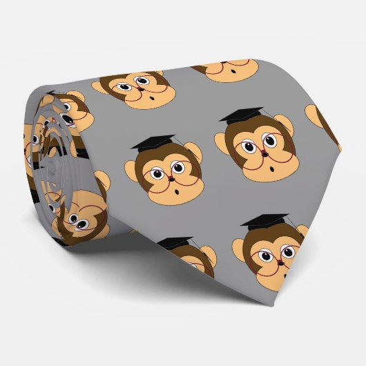 Afstuderen aap Stropdas (Opgerold)